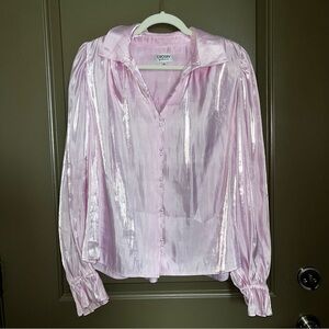 CROSBY by Mollie Burch Lustrous Pink Blouse